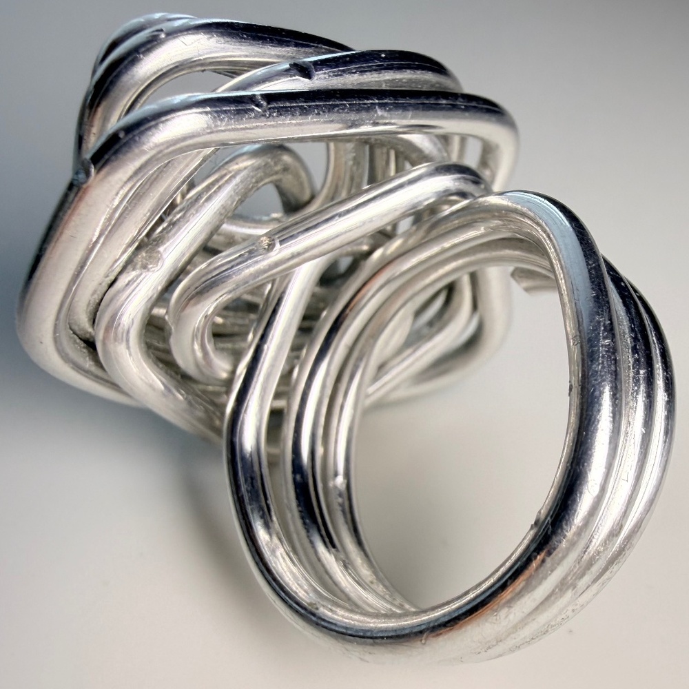 Twisted Aluminum Ring - Picture 3 of 7